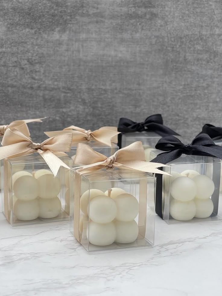 Transparent PET plastic boxes various sizes